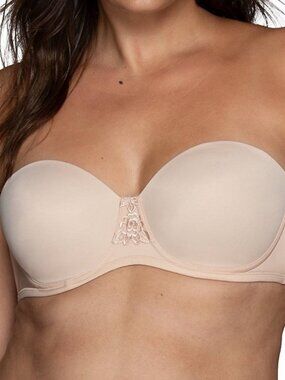 ❤️ NWT Vanity Fair Beauty Back  Underwire Smoothing Strapless Bra 74380 Size 42G
